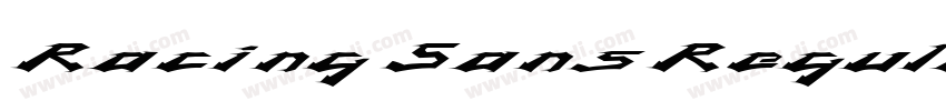 Racing Sans Regular字体转换